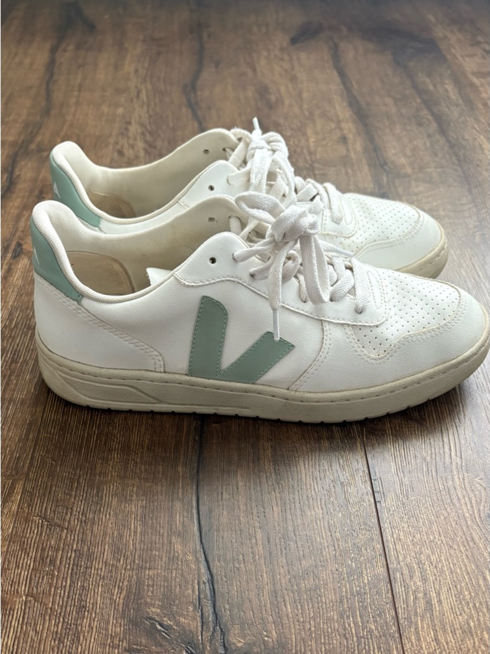 Veja Sneakers, White/Matcha, 10
